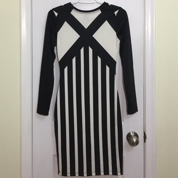 H&M Striped Bodycon Dress - Picture 2 of 5